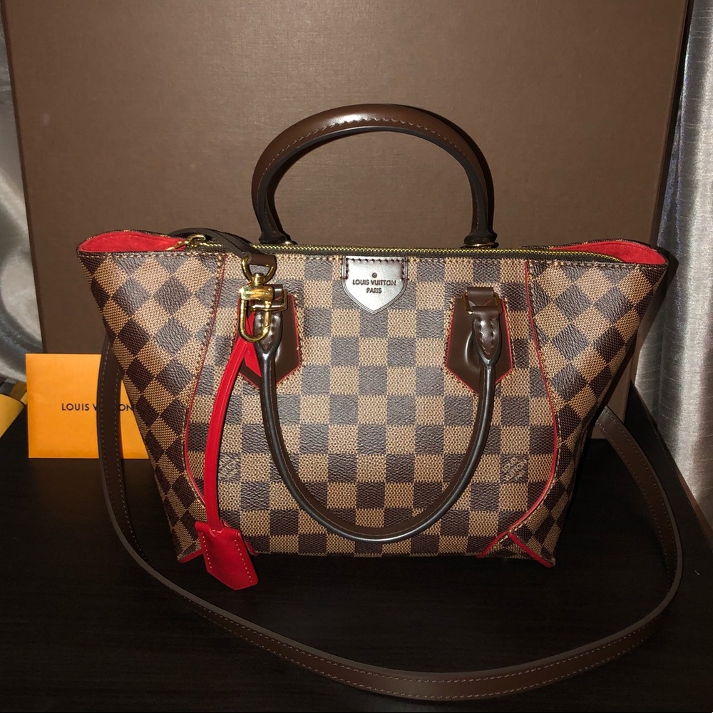 ✅Sold✅Louis Vuitton Damier Ebene  caissa Pm tote